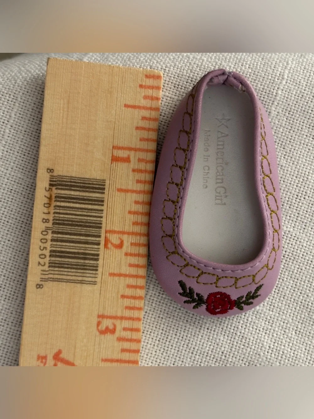 American Girl Caroline Retired Holiday Outfit Purple Shoes